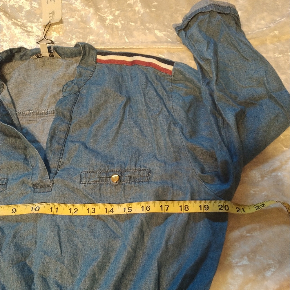 M P H Collection Soft Denim Size PXL Dress